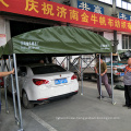 Mobile garage tent customized